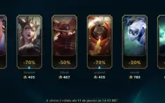 Ultimo elo: emeralda 1, 71% de Win rate 52 skins e 10 cromas