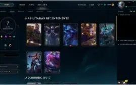 Conta Platina 2, 75 pontos, 37 campeões, conta antiga.