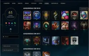 Conta LOL Prata III, 30 Skins