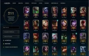 Conta LOL Prata III, 30 Skins