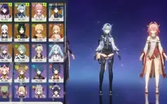 Genshin Impact AR56 com 45 PERSONAGENS 12 T5 Yae Xiao Raiden