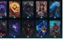CONTA LOL VARIAS SKINS