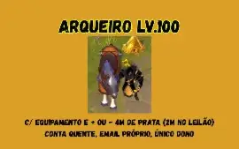 Conta: Arqueiro Nível 100 + 4M De Prata + Equipamento |Sv Na