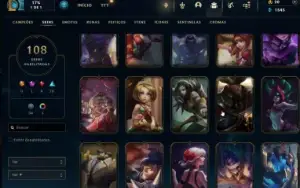 Conta Full Acesso | Skin Rammus Rei | Level 234 - 108 Skins