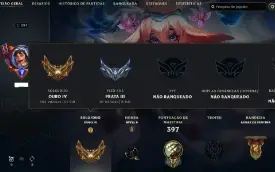 Conta Gold Iv Lvl 297