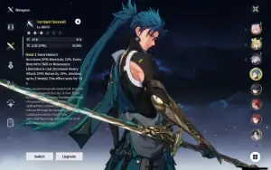 WUTHERING WAVES. Conta Jinhsi+Jiyuan e assinatura, lv 35.