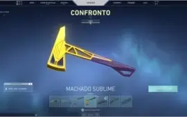 Conta valorant ouro 2 com 4 passes completos e 1100 em skins