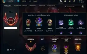 CONTA GRÃO MESTRE DE LOL