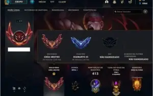 CONTA GRÃO MESTRE DE LOL