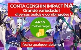 ✨GENSHIN IMPACT CONTA AR 57 NA - PERSONAGENS DIVERSOS⭐✨