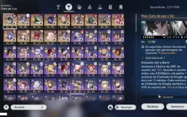 Honkai: Star Rail - 20 Personagens 5* + MC Masculino