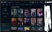 conta level 162 com 47 skins mais de 80 campeoes!!!