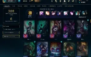 Unranked com 140 Champs e 61 Skins ( SUP / MID / ADC )