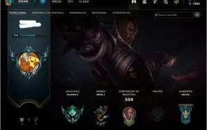 Conta de LoL e Valorant