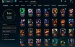 League of Legends - CONTA - Prata 3 e 61 Skins + All Champs