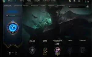 Conta League of Legends ex Gold 80 skins