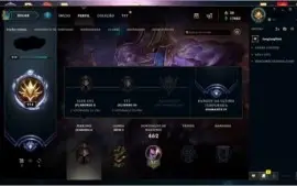 CONTA UNRANKED - DIAMOND NA SEASON PASSADA + RYZE TRIUNFANTE