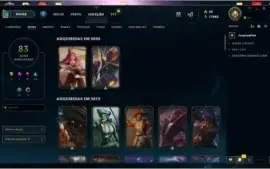 CONTA UNRANKED - DIAMOND NA SEASON PASSADA + RYZE TRIUNFANTE