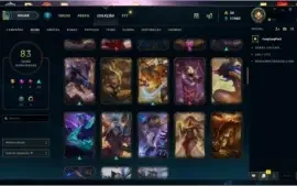 CONTA UNRANKED - DIAMOND NA SEASON PASSADA + RYZE TRIUNFANTE