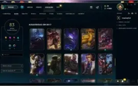 CONTA UNRANKED - DIAMOND NA SEASON PASSADA + RYZE TRIUNFANTE