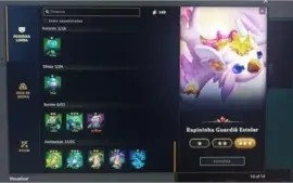 Conta LOL 190 skins negocio preço