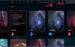 Conta LOL 173 Skins