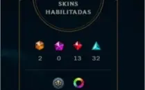 Conta LOL 173 Skins