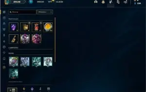 Conta diamante 4 com 28 Champs e 5 Skins + 5 Fragmentos