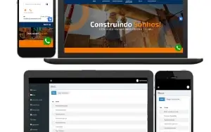 Site para Construtora com Painel Administrativo