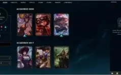 Conta LoL  D1 - 41 champ - 6 skins Winrate bom