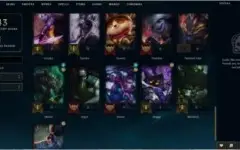 Conta LoL  D1 - 41 champ - 6 skins Winrate bom