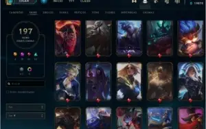 Conta League of Legends - Colecionador Skins Prestígio