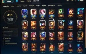 CONTA LOL - GOLD I, 105 Champions 30 Skins