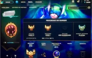 CONTA LOL - GOLD I, 105 Champions 30 Skins