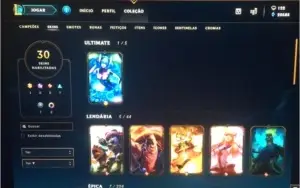 CONTA LOL - GOLD I, 105 Champions 30 Skins