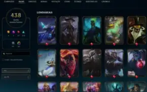 CONTA EX D4 -S14 UNRANKED - COM 438 SKINS