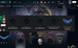 CONTA EX D4 -S14 UNRANKED - COM 438 SKINS