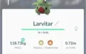 CONTA POKEMON GO NÍVEL 34 -1K CANDY DRATINI LARVITAR CHANSEY