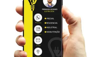 Cartão De Visitas Digital Interativo - Qualquer Profissão24h