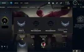 CONTA LOL PRATA PARA SMURFAR - C/ PRIME GAMING ATIVO