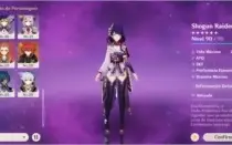 Conta genshin impact ar 57 muitos 5* + 140 tiros