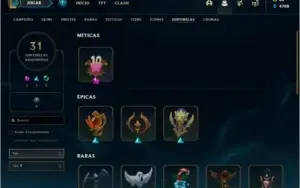 Conta DIAMANTE 1, com MMR ALTO E  228 SKINS!