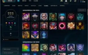 Conta DIAMANTE 1, com MMR ALTO E  228 SKINS!