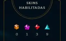 Conta lv91 PRATA4 40 SKINS