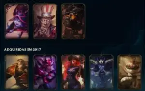 Conta lv91 PRATA4 40 SKINS