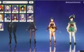 Conta Genshin Impact - AR40 - Diluc, Venti + 8000 Gemas