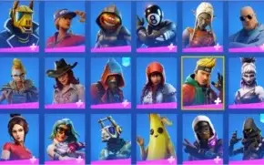 Conta de fortnite season 3 a 12 full e glow