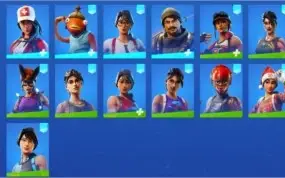Conta de fortnite season 3 a 12 full e glow