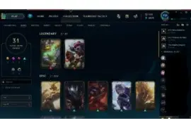 Conta Platina 4 League of Legends