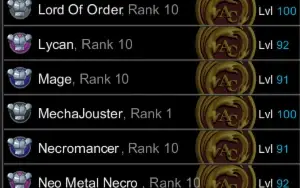 Conta AQW END GAME 70 Class + HardFarm